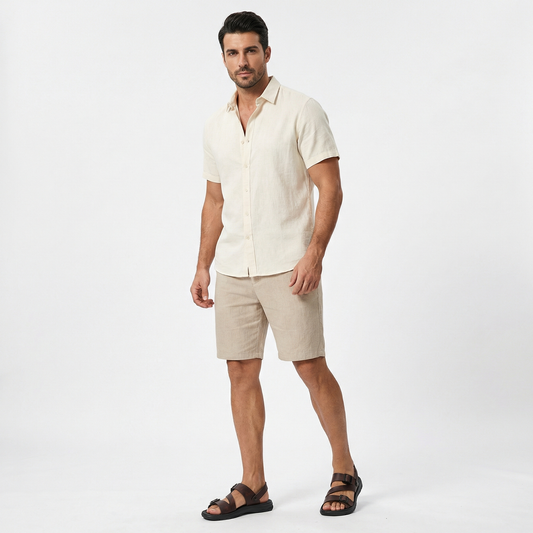 Spring Men Comfort Sandals - Adjustable Buckle Leather Sandals - Casual Outdoor Walking Shoes