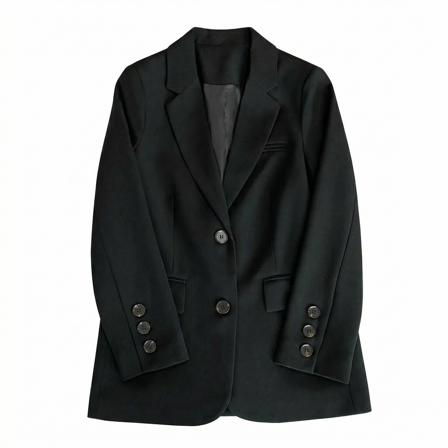 Women’s Spring Tailored Blazer – Single Button Design – Business Casual Office and Everyday Wear in Brown White Black Taupe and Beige